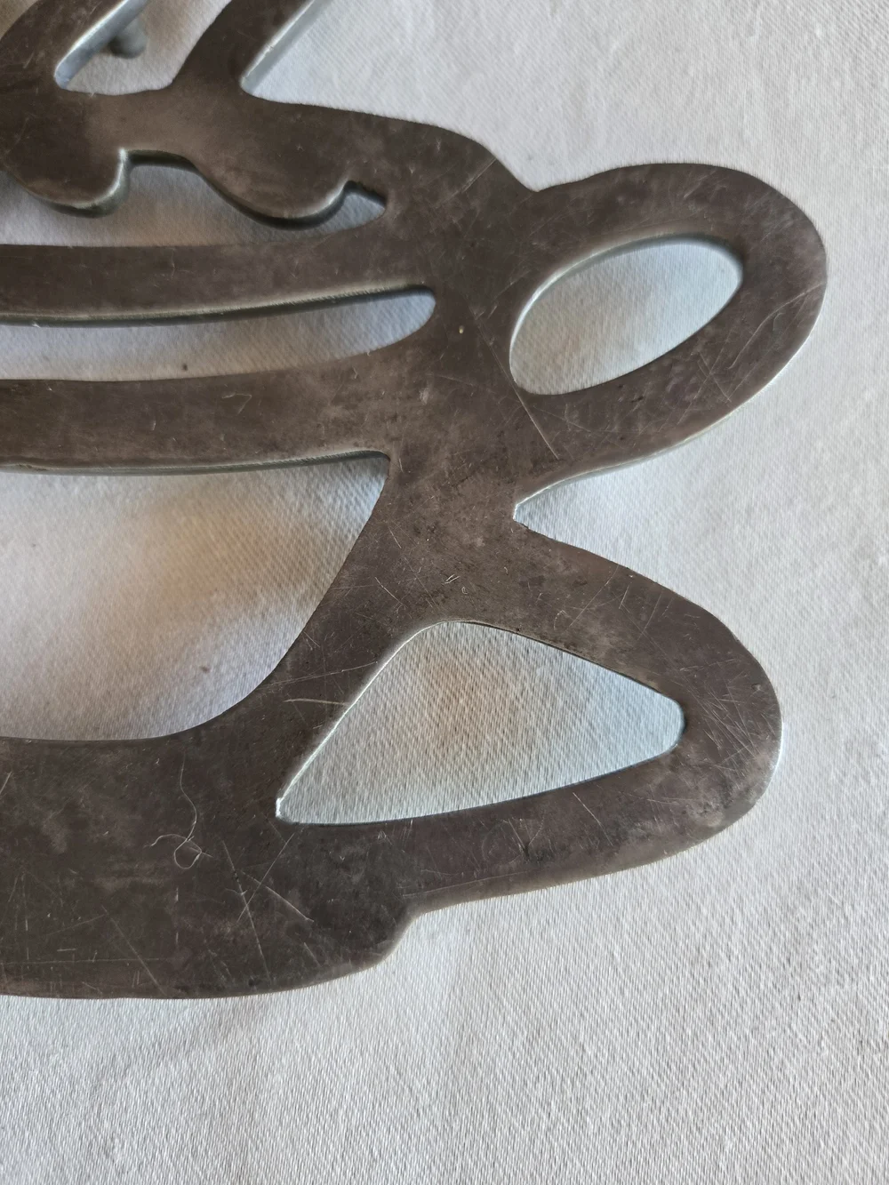 Metal Coffee Cup Trivet - Black